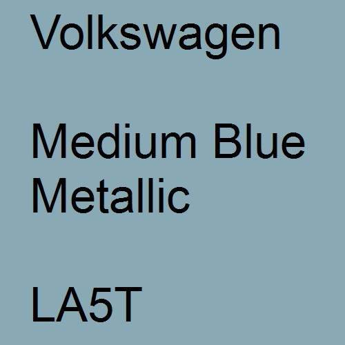 Volkswagen, Medium Blue Metallic, LA5T.